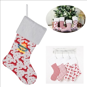 Fireplace Hanging Stockings for Family Christmas Decoration